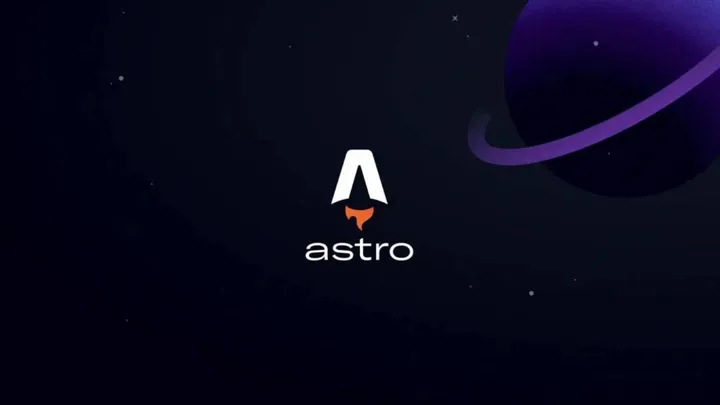 The Astro logo - an A in the shape of a rocket