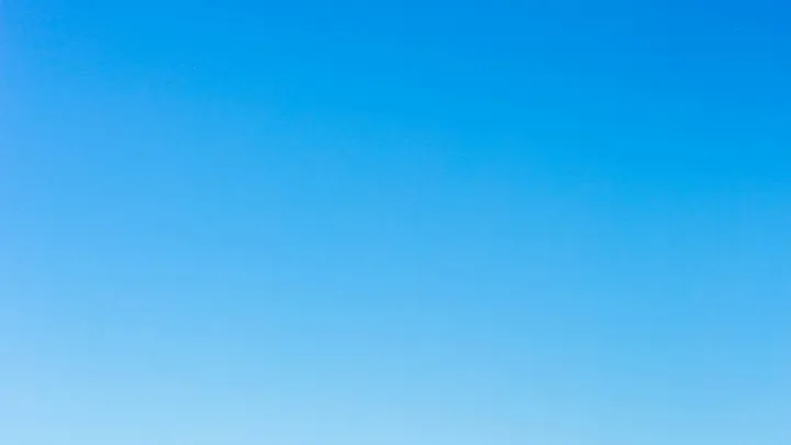 A blue sky