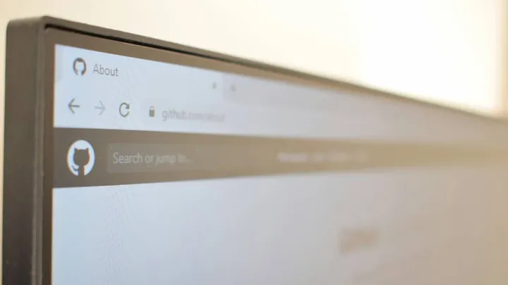 A computer monitor showing a LinkedIn about page
