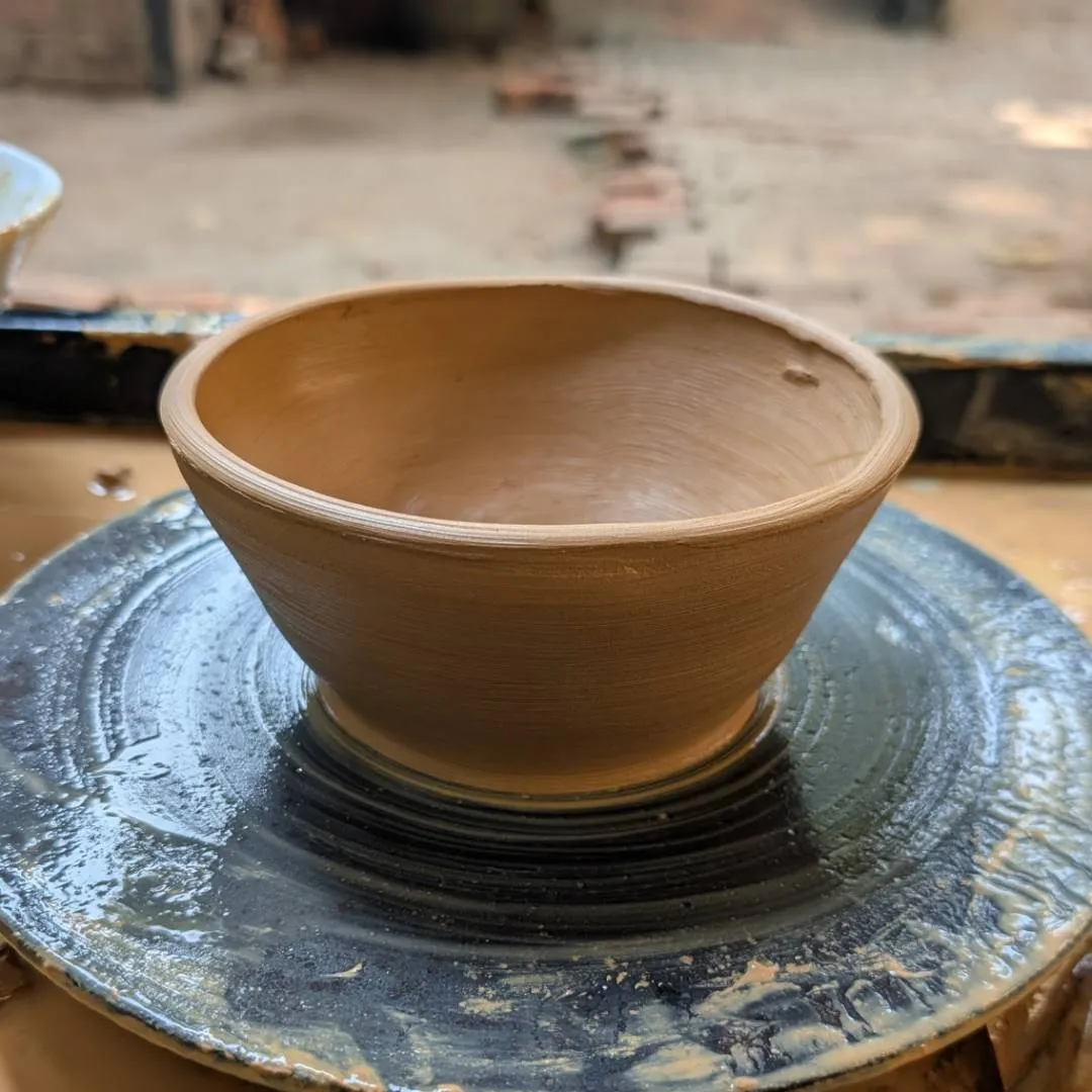 A well crafted clay bowl