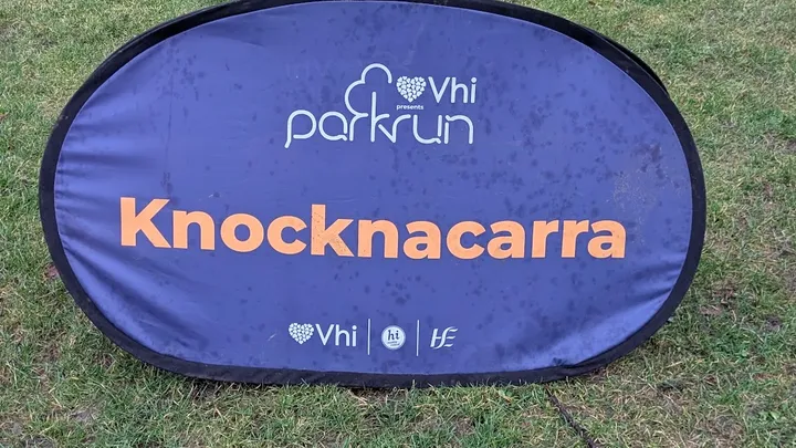 Knocknacarra Parkrun sign