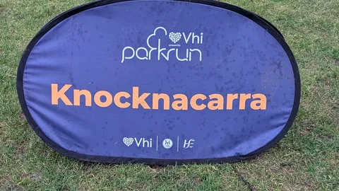 Knocknacarra Parkrun sign