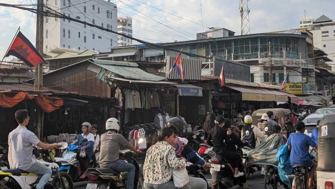 The Russian Market area of Phnom Penh