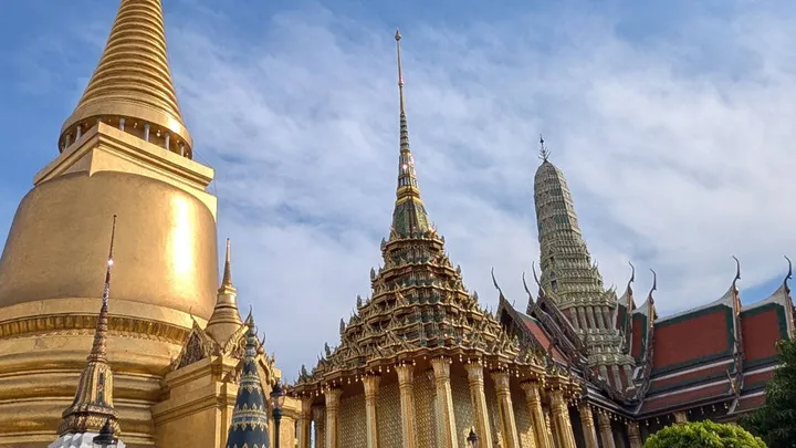 Some building at the Temple of the Emerald Buddha